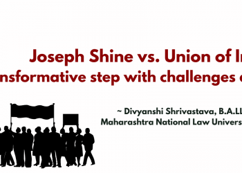 Joseph Shine v Union of India